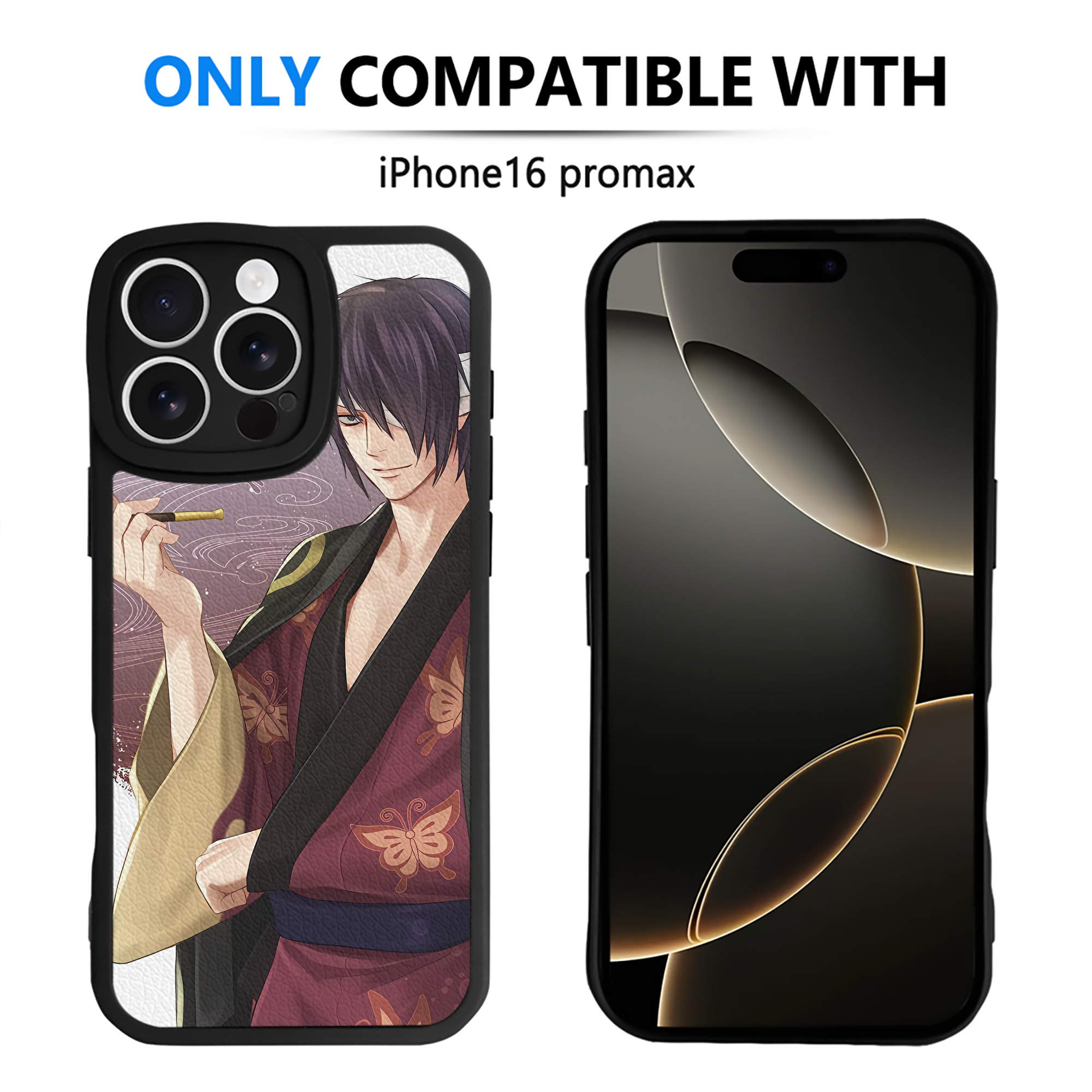 （画像用） 刀剣乱舞 Touken Ranbu 【iPhone 16シリーズ対応】シリコンスマホケース（レザー調） 材質：シリコン
